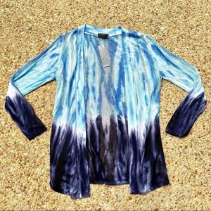 NWT Bellini Salt Water Combo Ombré Cardigan Large